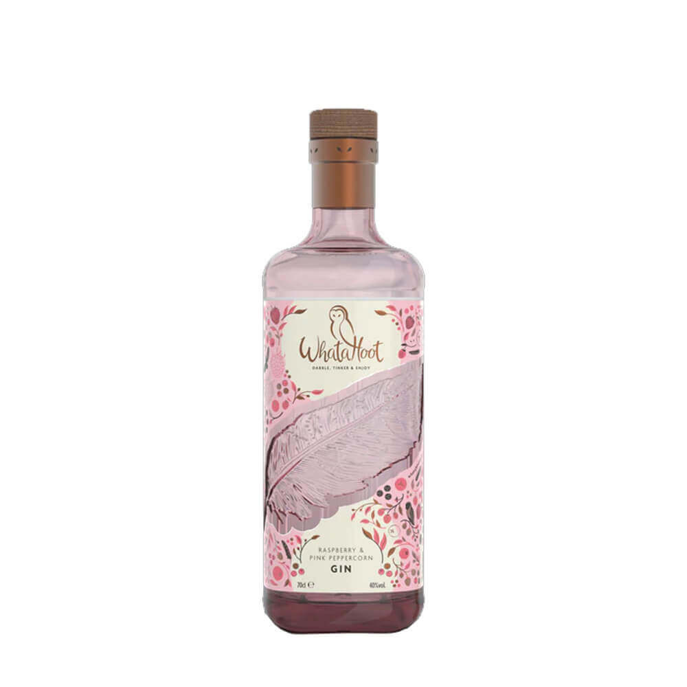 Whatahoot Raspberry And Pink Peppercorn Gin 70cl